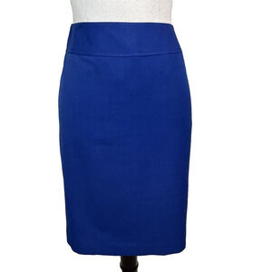 Jones Studio Separates Skirt size 4 Royal Blue Straight Pencil Knee Career Suit
